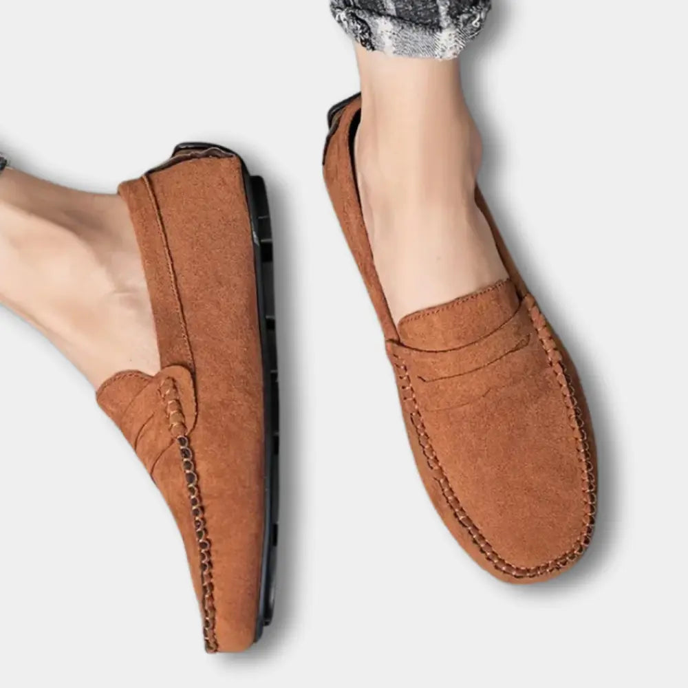 Loafer mit Mokassin-Naht und flexibler Sohle für Herren – Oren