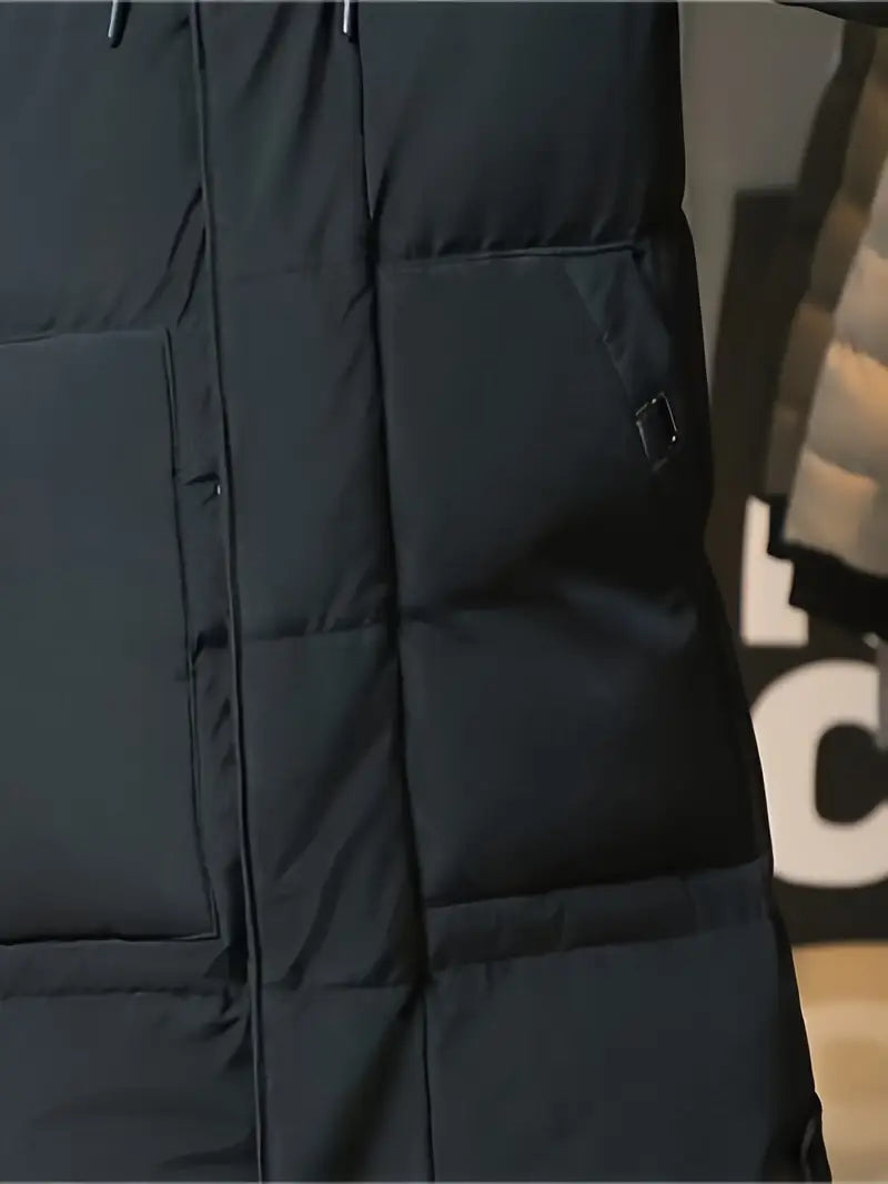 Nordex | Langer Wattierter Kapuzenparka für Herren