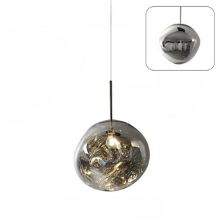 Pendelleuchte mit geschmolzenem Lava Glaseffekt – für Innenräume