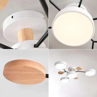 Moderne Flush-Mount LED- Deckenleuchte
