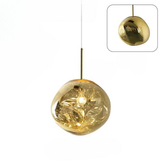 Pendelleuchte mit geschmolzenem Lava Glaseffekt – für Innenräume