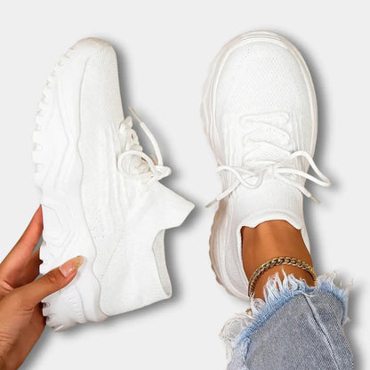 Chunky-Sohle Sneakers mit Strickdesign für Frauen – Josefa