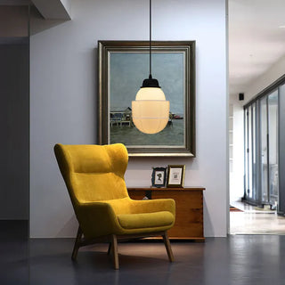 Wohnzimmer Geometrisches Milchglas Pendelleuchte