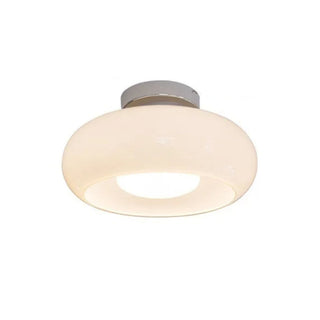 LED Deckenleuchte aus getöntem Glas, modern, fest montiert