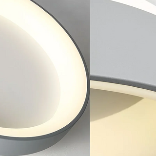 Elegante Runde LED-Deckenleuchte für Wohnräume