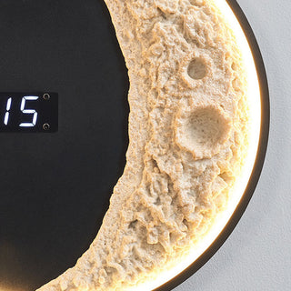 Funktionale digitale LED-Wanduhr für modernes Wohnen