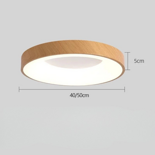 Elegante Runde LED-Deckenleuchte für Wohnräume