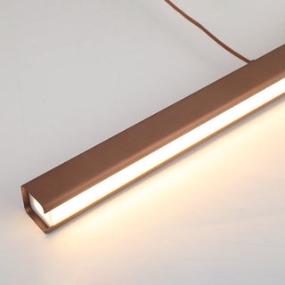 Elegante Lineare LED Pendelleuchte Esszimmer Edge Moderne