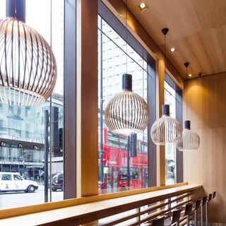 Natürliche Bambus Pendel- und Hängeleuchte für Esszimmer und Wohnzimmer