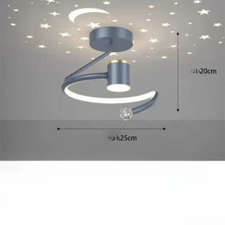 Stilvolle Sternenhimmel Kronleuchter LED Deckenleuchte