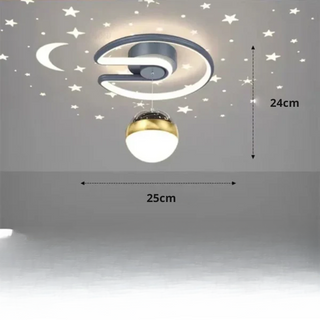 Stilvolle Sternenhimmel Kronleuchter LED Deckenleuchte
