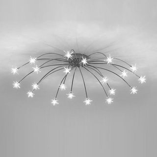 Elegante Sternförmige Glas Deckenleuchte