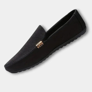 Loafer mit dezenter Struktur und Metallverzierung für Herren – Buck