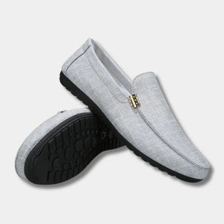 Loafer mit dezenter Struktur und Metallverzierung für Herren – Buck