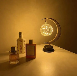 Tragbare Mondlampe Tischleuchte fürs Schlafzimmer