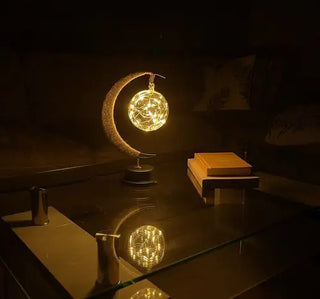 Tragbare Mondlampe Tischleuchte fürs Schlafzimmer