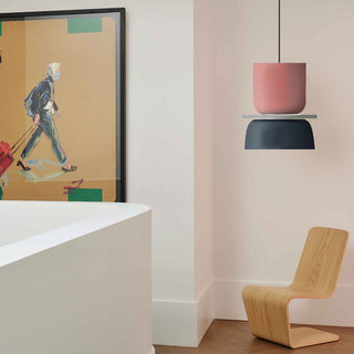 Moderne nordische minimalistische Hängeleuchten mit Farbakzenten