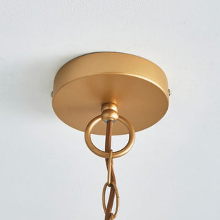 Dekorativer Mid-Century Retro Glaskronleuchter Deckenleuchte