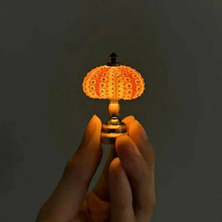 Elegantes DIY Seeigel Nachtlicht Lampe