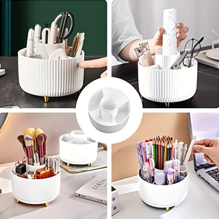Kompakter Rotierender Makeup Organizer 5 Fächer