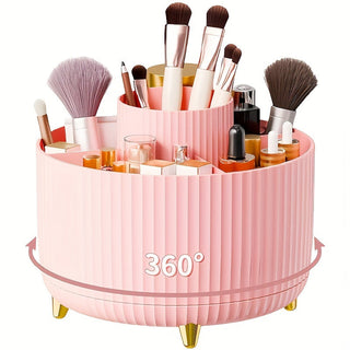 Kompakter Rotierender Makeup Organizer 5 Fächer
