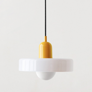 Moderne Glas Pendelleuchte Art Déco Design für Esszimmer und Wohnzimmer