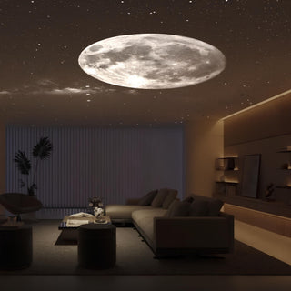Mond-Projektions Deckenlampe Tischleuchte