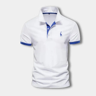Poloshirt mit Kontrastdetails und klassischem Kragen für Herren – Juliu