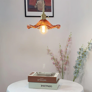 Künstlerische Hibiskus LED-Pendelleuchte