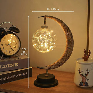 Tragbare Mondlampe Tischleuchte fürs Schlafzimmer