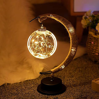 Tragbare Mondlampe Tischleuchte fürs Schlafzimmer