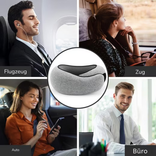 Nackenstütze Reisekissen für Flugzeug Auto Bahn