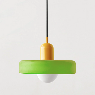 Moderne Glas Pendelleuchte Art Déco Design für Esszimmer und Wohnzimmer