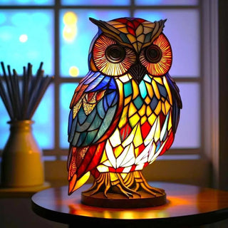 Dekorative Tiffany-Lampe im Tierdesign