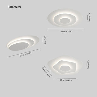 Sanftweiße LED Deckenleuchte für Innenräume