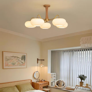 Zeitgenössischer Retro-Glaskronleuchter für Decke