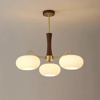 Zeitgenössischer Retro-Glaskronleuchter für Decke