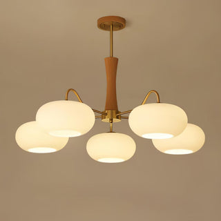 Zeitgenössischer Retro-Glaskronleuchter für Decke