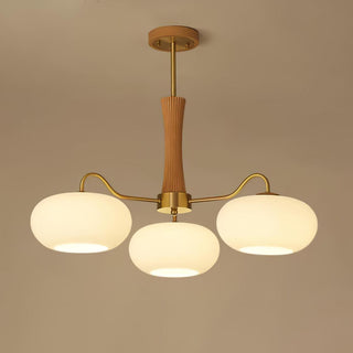 Zeitgenössischer Retro-Glaskronleuchter für Decke