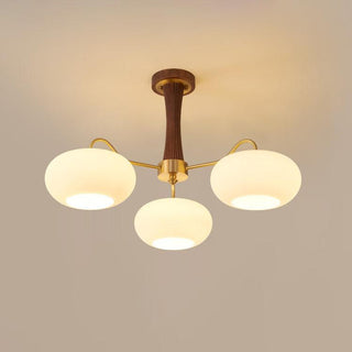 Zeitgenössischer Retro-Glaskronleuchter für Decke