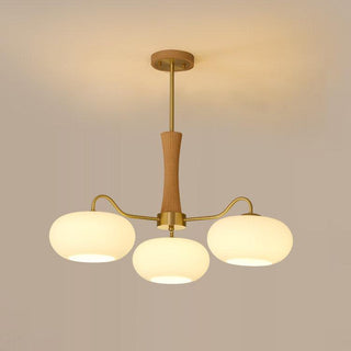 Zeitgenössischer Retro-Glaskronleuchter für Decke