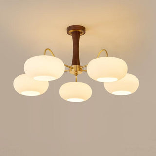 Zeitgenössischer Retro-Glaskronleuchter für Decke
