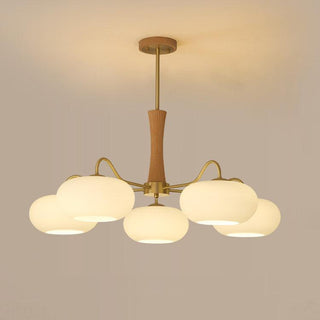 Zeitgenössischer Retro-Glaskronleuchter für Decke