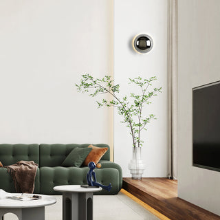 Rustikale Eisen-Wandlampe im Mittelalterstil