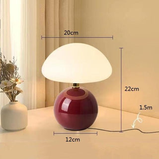 Dekorative Pilzlampe für stimmungsvolles Licht