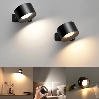 1+1 Drehbare LED-Wandleuchte für flexible Beleuchtung