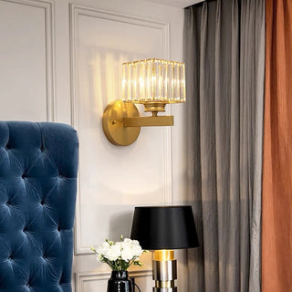 Vintage Kristall-Wandleuchte für Flur und Wohnzimmer