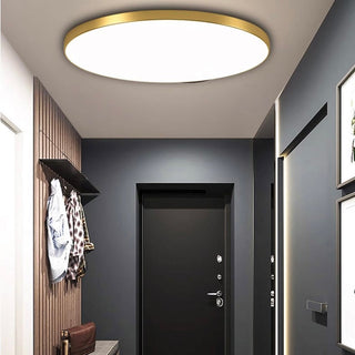 Zeitgenössische Runde LED-Deckenleuchte für Wohn- oder Schlafzimmer