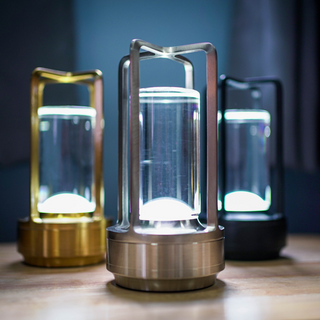 Kristalllaterne Design Vintage Tischlampe