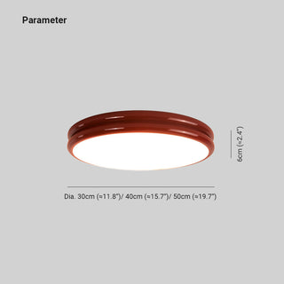 Schlanke LED Deckenleuchte mit Doppelschicht Design